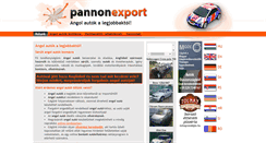 Desktop Screenshot of pannonexport.hu