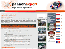 Tablet Screenshot of pannonexport.hu
